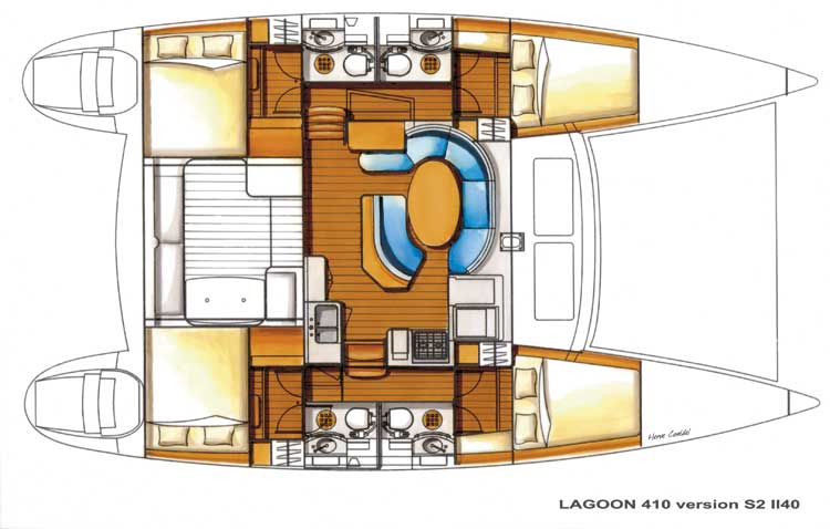 Le nostre imbarcazioni, il layout