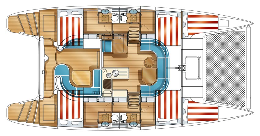 Le nostre imbarcazioni, il layout