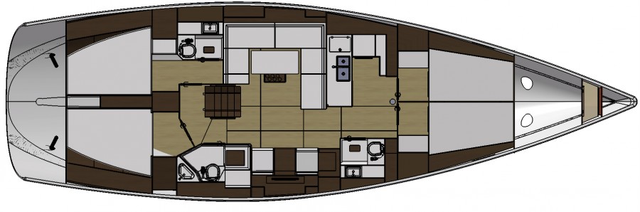 Le nostre imbarcazioni, il layout